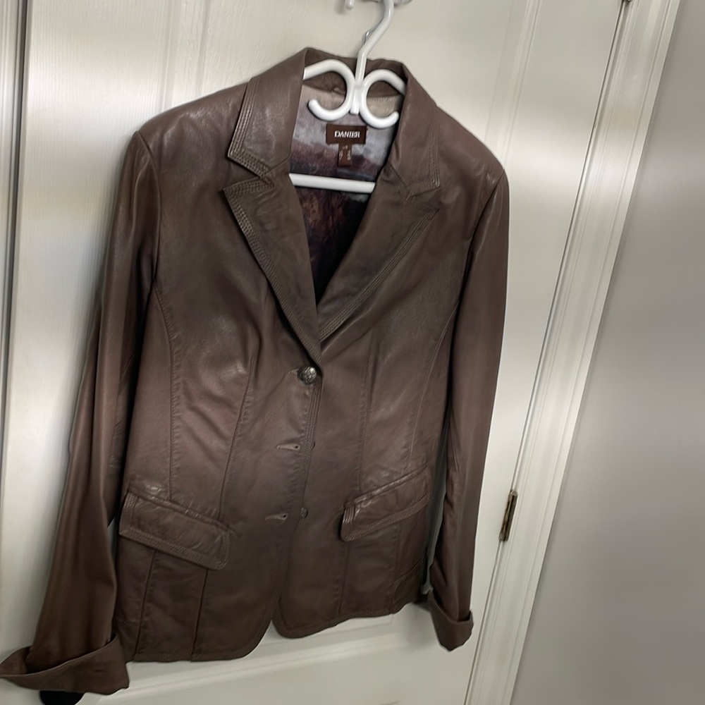 Danier Cafe Latte Coloured Blazer